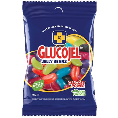 Glucojel Mixed Jelly Beans 150g