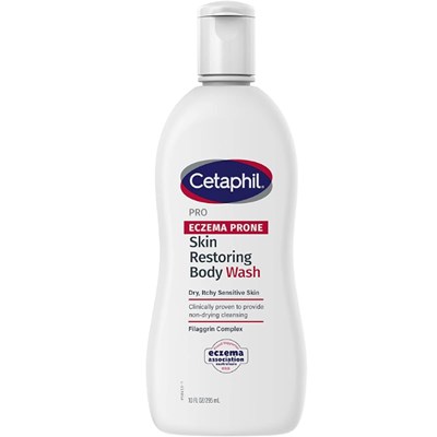 Cetaphil Pro Eczema Prone Skin Restoring Body Wash 295mL