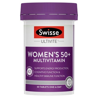 Swisse Women’s Ultivite 50+ Multivitamin 60 Tablets