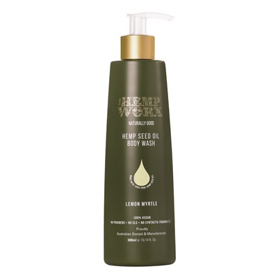Hemp Worx Lemon Myrtle Body Wash 300mL