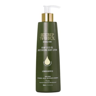 Hemp Worx Lemon Myrtle Body Lotion 300mL