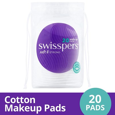 Swisspers Make-Up Pads 20 Travel Pack