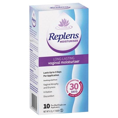 Replens Long Lasting Vaginal Moisturiser 10 Pack