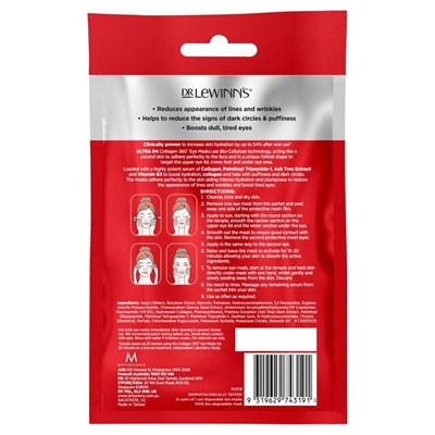Dr. LeWinn's Ultra R4 Collagen 360° Eye Masks 3 Pack