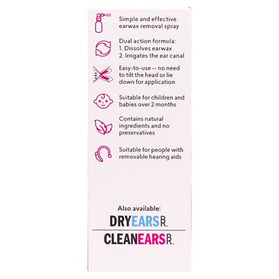 BioRevive CleanEars Kids Earwax Removal Spray 30mL