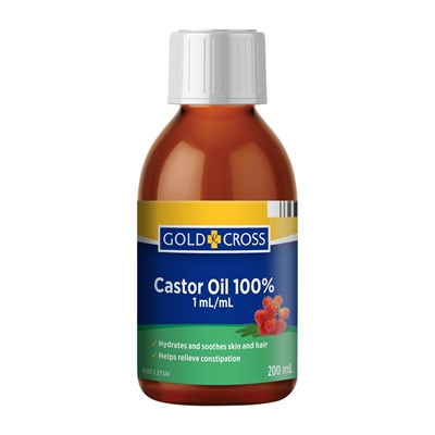 Gold Cross Castor Oil 200mL