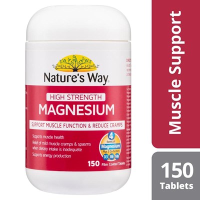 Natures Way High Strength Magnesium 150 Tablets