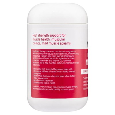 Natures Way High Strength Magnesium 150 Tablets