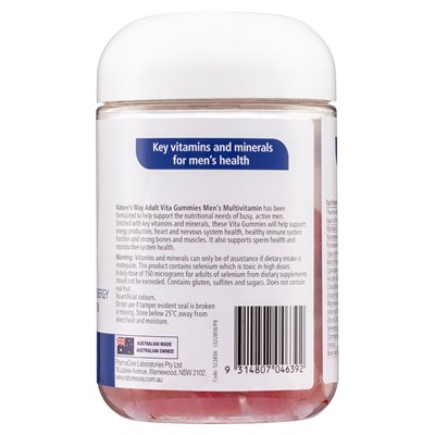 Nature's Way Adult Vita Gummies Mens Multivitamin 100 Gummies