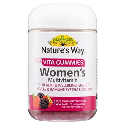 Nature's Way Adult Vita Gummies Women’s Multivitamin 100 Pastilles