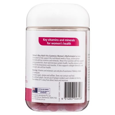 Nature's Way Adult Vita Gummies Women’s Multivitamin 100 Pastilles
