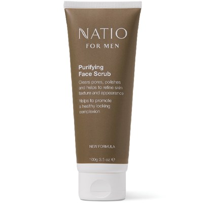 Natio for Men Purifying Face Scrub