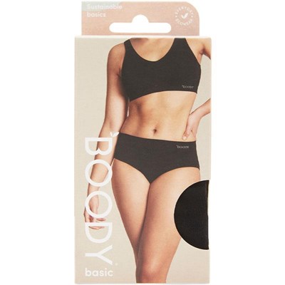 Boody Midi Brief Black (L)