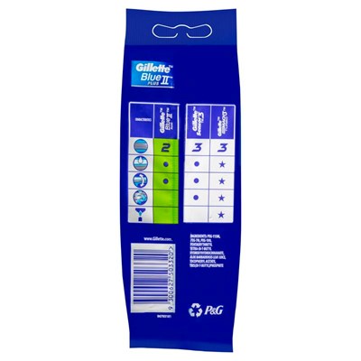 Gillette BlueII Ultragrip Pivot Disposable Shaving Razor 5 Pack