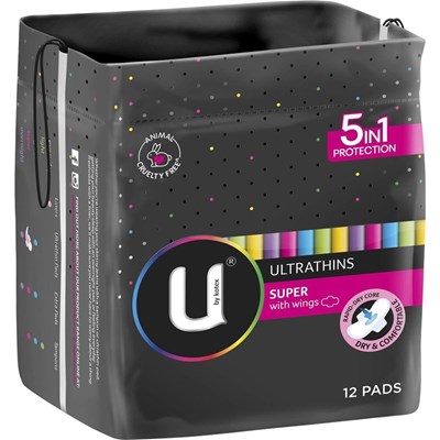 Kotex U U/Thn Sup Wing 12