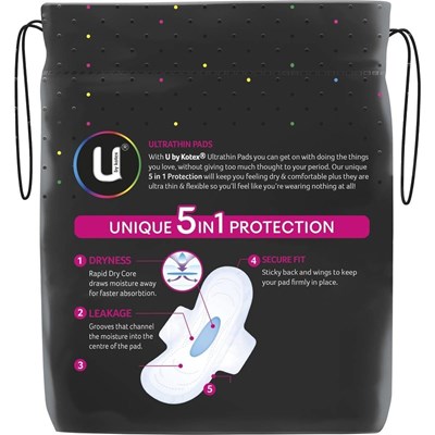 Kotex U U/Thn Sup Wing 12