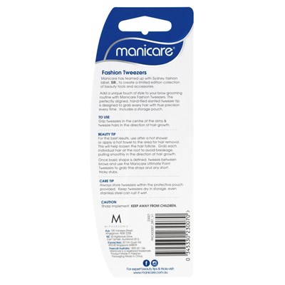 Manicare Fashion Tweezers Slant Tip