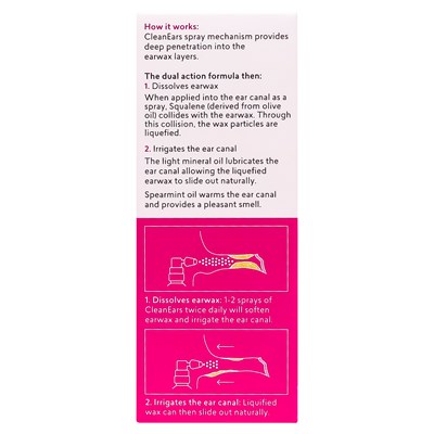 BioRevive Clean Ears Earwax Removal Spray 30mL