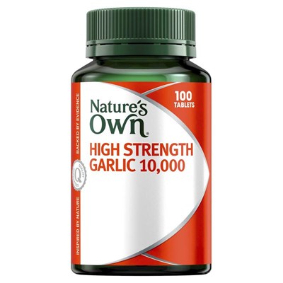 Nature's Own High Strength Garlic 10,000mg 100 Tablets