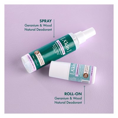 A'kin Geranium & Cedarwood Natural Spray Deodorant 150mL