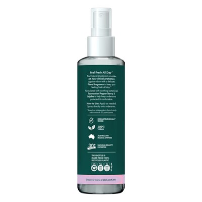 A'kin Geranium & Cedarwood Natural Spray Deodorant 150mL