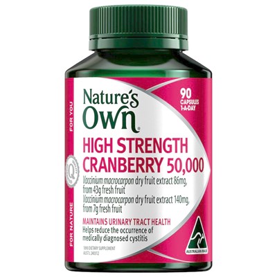 Nature's Own Cranberry 50000mg 90 Capsules