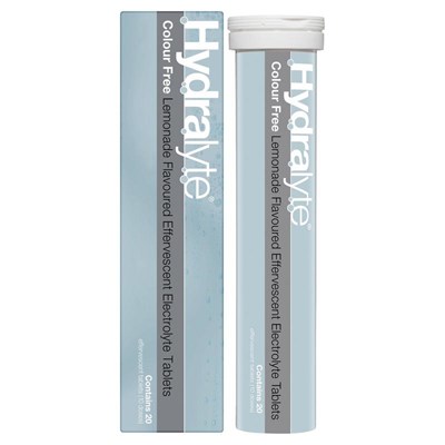 Hydralyte Effervescent Lemonade 20 Tablets