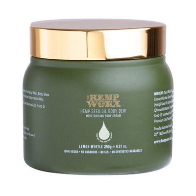 Hemp Worx Lemon Myrtle Body Dew 250g