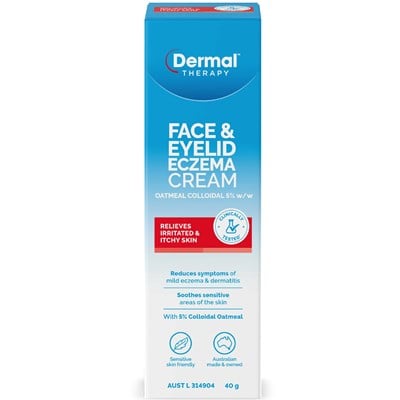 Dermal Therapy Face & Eyelid Eczema Cream 40g