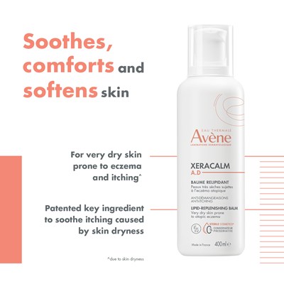 Avene XeraCalm A.D Lipid-Replenishing Balm 400mL
