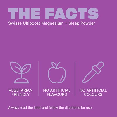 Swisse Ultiboost Magnesium + Sleep Powder Lemon & Honey 180g