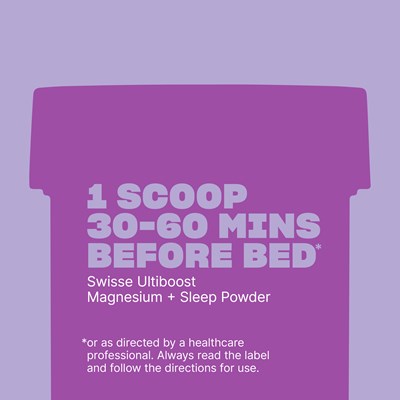 Swisse Ultiboost Magnesium + Sleep Powder Lemon & Honey 180g