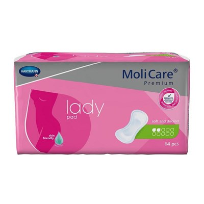 MoliCare Lady Premium 2 Drop Pad 14 Pack