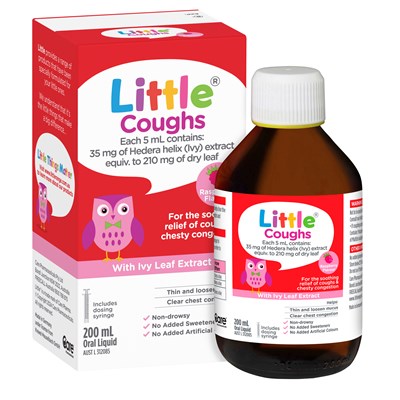 Little Coughs Oral Liquid Raspberry 200mL