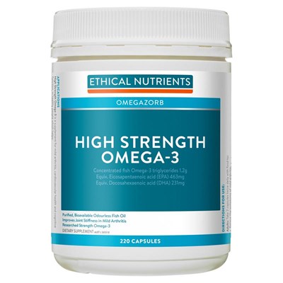High Strength Omega-3 220 Capsules