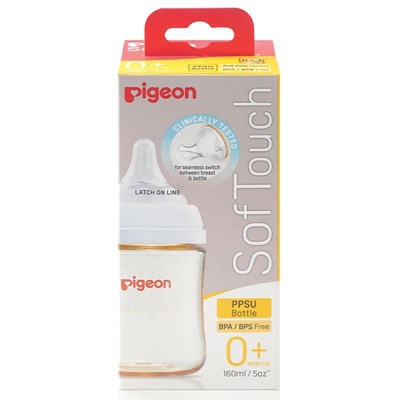 Pigeon SofTouch III Bottle PPSU 160ml Wide Neck