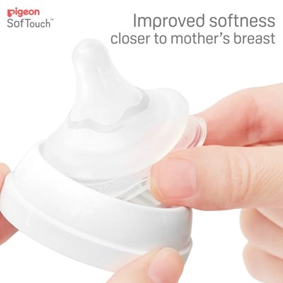 Pigeon SofTouch III Bottle PP 160ml Wide Neck Twin Pack