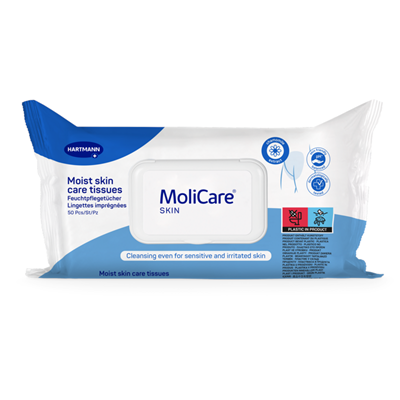 MoliCare Skin Moist Tissues 50 Tissues