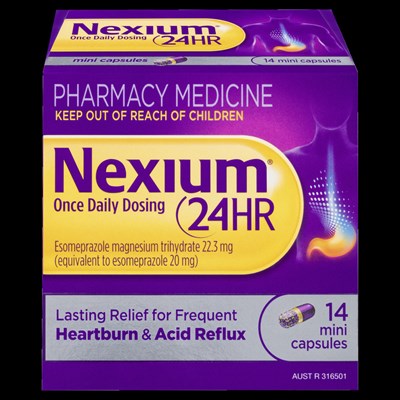 Nexium 24hr 20mg 14 Mini Capsules