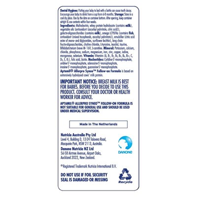Aptamil AllerPro Syneo Stage-2 900g
