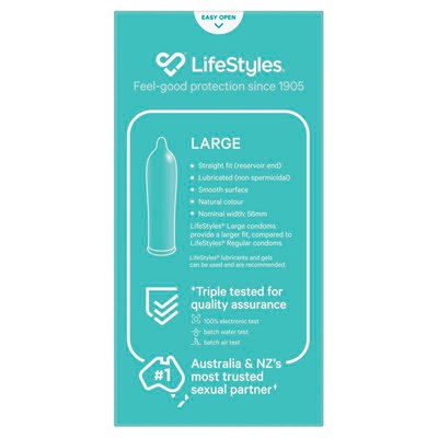 Lifestyles Large Condoms 10 Pack