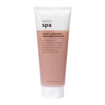 Natio Spa Papaya & Cane Sugar Gentle Body Exfoliant 210mL