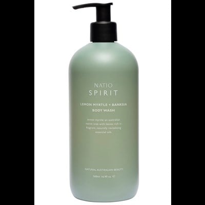 Natio Spirit Lemon Myrtle & Banksia Body Wash 500mL