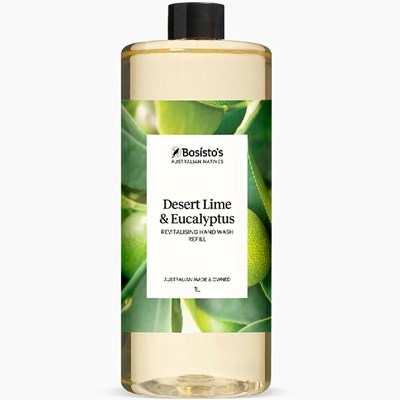 Bosisto’s Desert Lime & Eucalyptus Hand Wash Refill 1 Litre