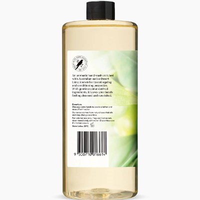 Bosisto’s Desert Lime & Eucalyptus Hand Wash Refill 1 Litre