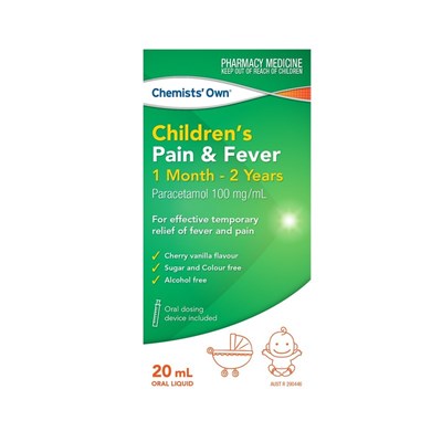 Chemists' Own Para Drops (Colour Free) 1 Month - 2 Years 20mL