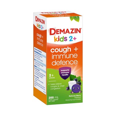 Demazin Kids Cough and Immune Defence Syrup 200mL