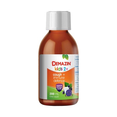 Demazin Kids Cough and Immune Defence Syrup 200mL