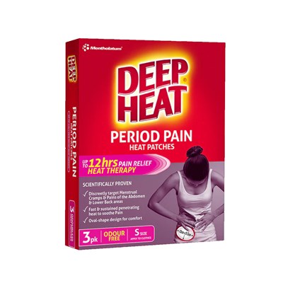 Deep Heat Period Pain Heat Patches 3 Pack