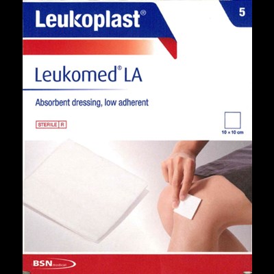 Leukomed LA 10cm x 10cm 5 Pack